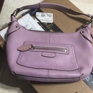Lilac coach purse